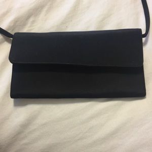 Black wallet purse